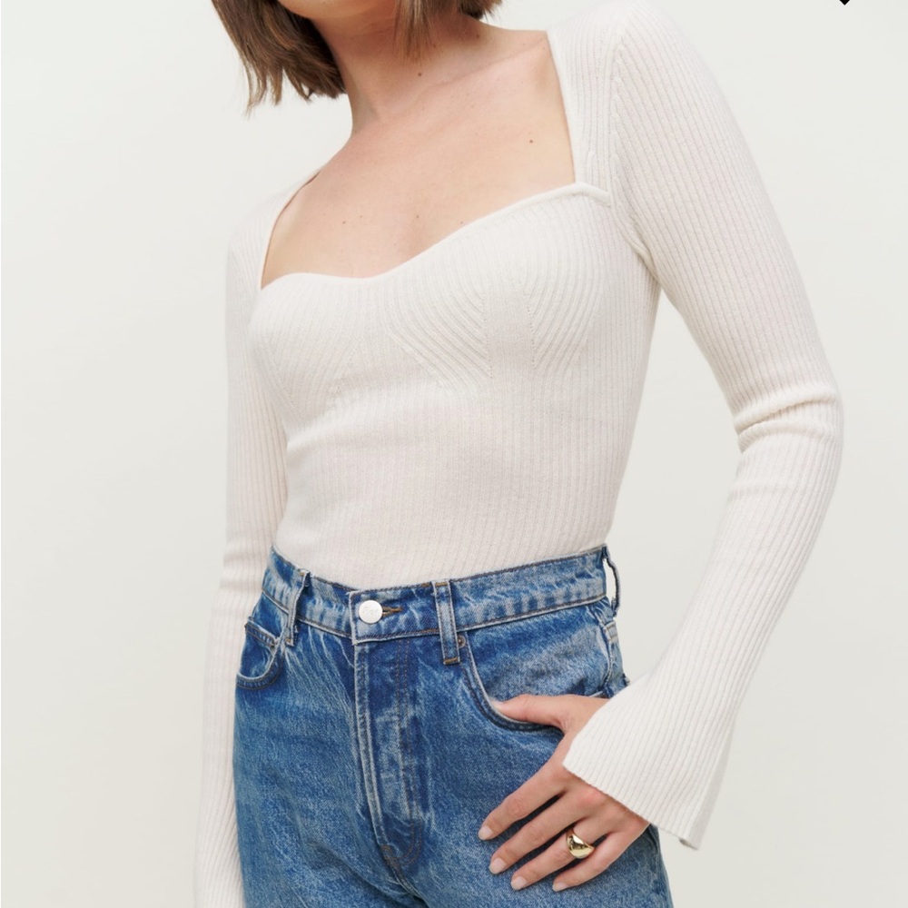 Reformation Glenna cashmere sweater